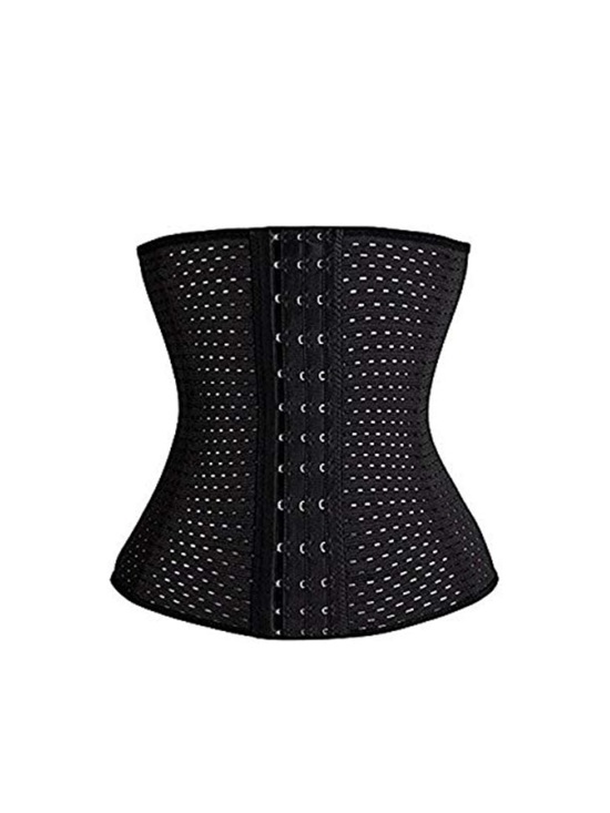 Other - Black Waist Trainer Corset with Front Hook Closure